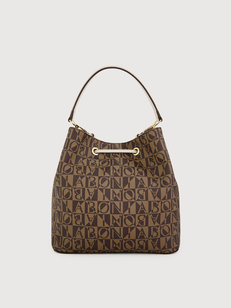 Adriana Monogram Bucket Bag - BONIA