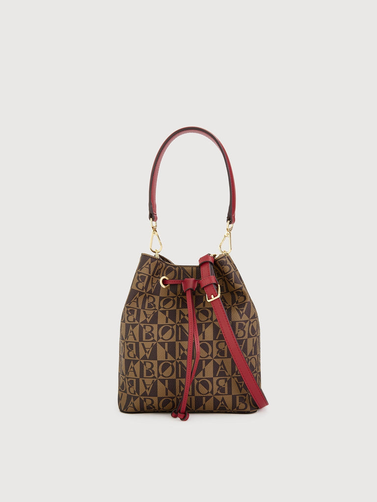 Adriana Monogram Small Bucket Bag - BONIA