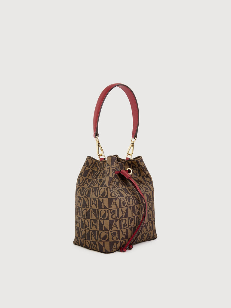 Adriana Monogram Small Bucket Bag - BONIA