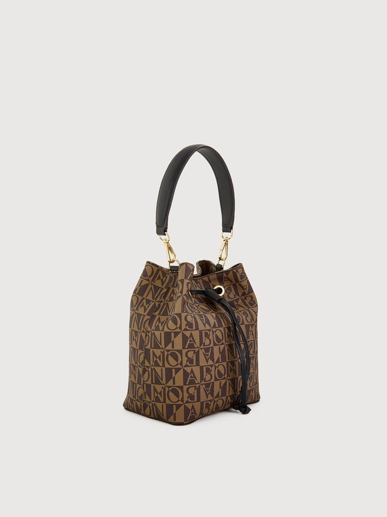 Adriana Monogram Small Bucket Bag - BONIA