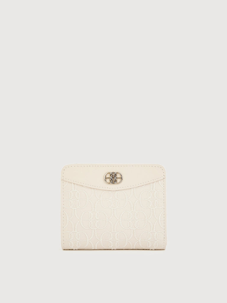 Alessia Monogram Bifold Short Wallet - BONIA