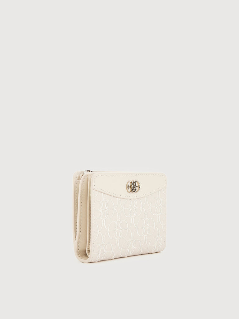 Alessia Monogram Bifold Short Wallet - BONIA