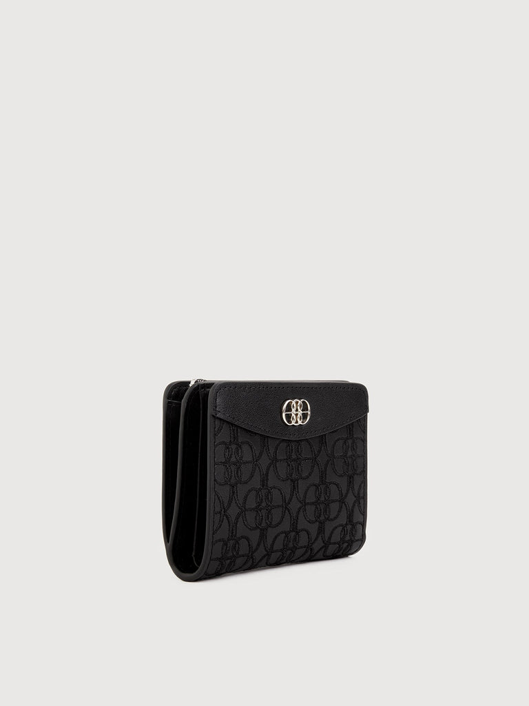 Alessia Monogram Bifold Short Wallet - BONIA