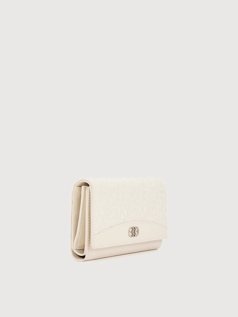 Alessia Monogram Trifold Short Wallet - BONIA