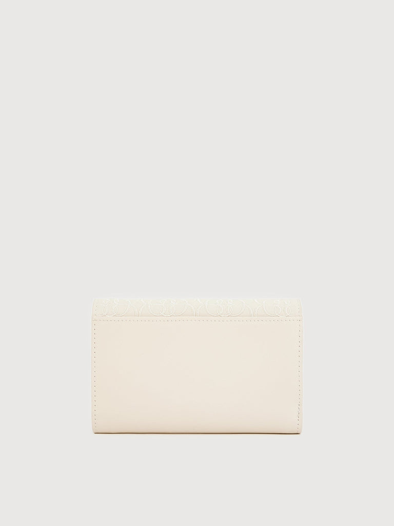 Alessia Monogram Trifold Short Wallet - BONIA