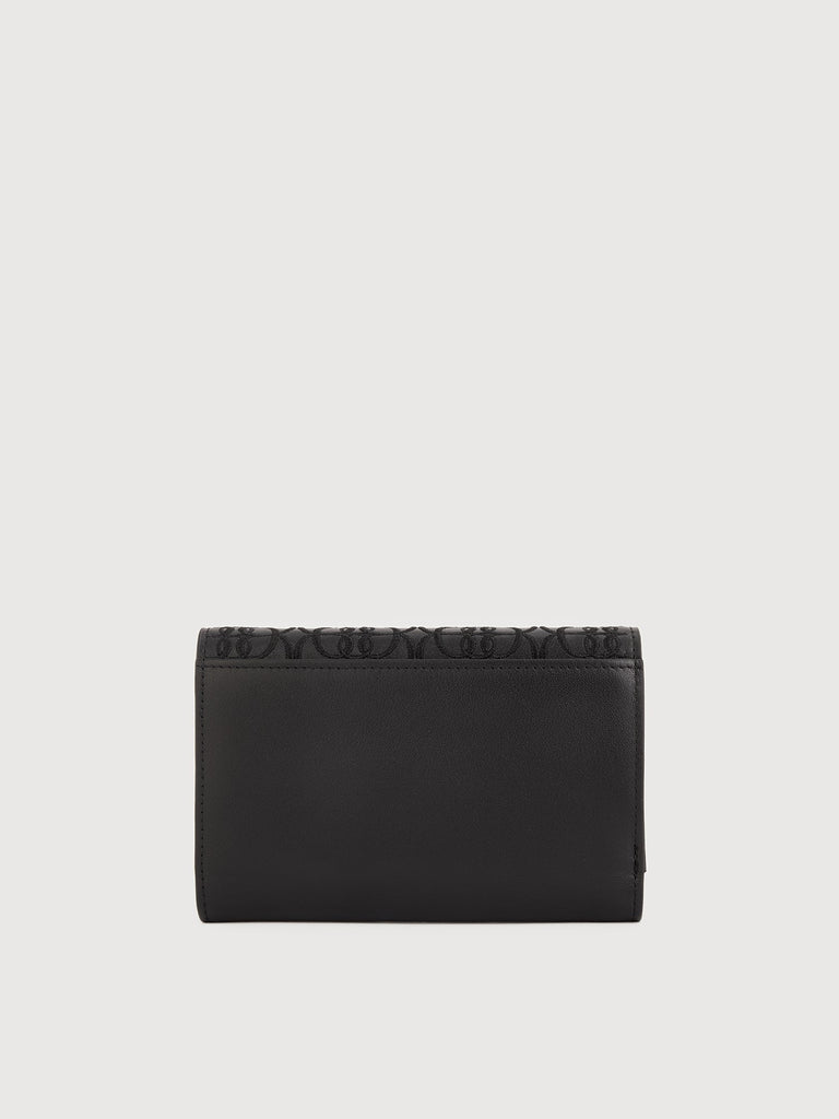 Alessia Monogram Trifold Short Wallet - BONIA