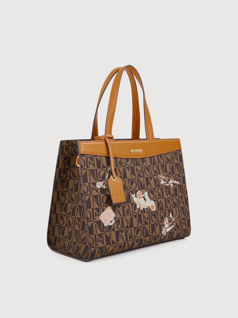 Alida Monogram Tote Bag - BONIA