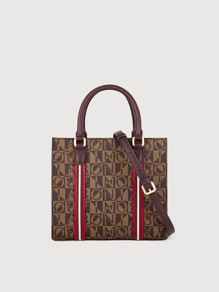 Aurelia Monogram Satchel Bag - BONIA