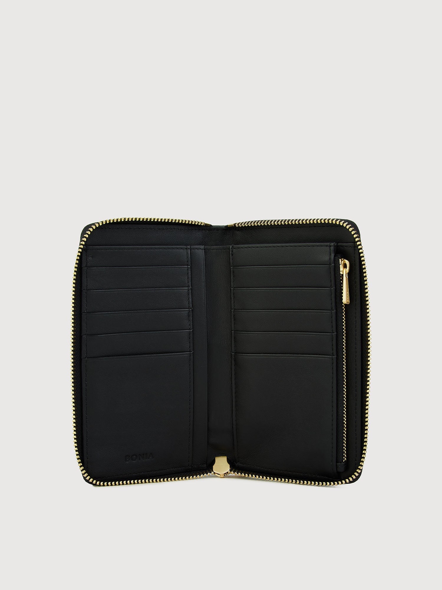 Belle Zipper Bifold Short Wallet – BONIA International