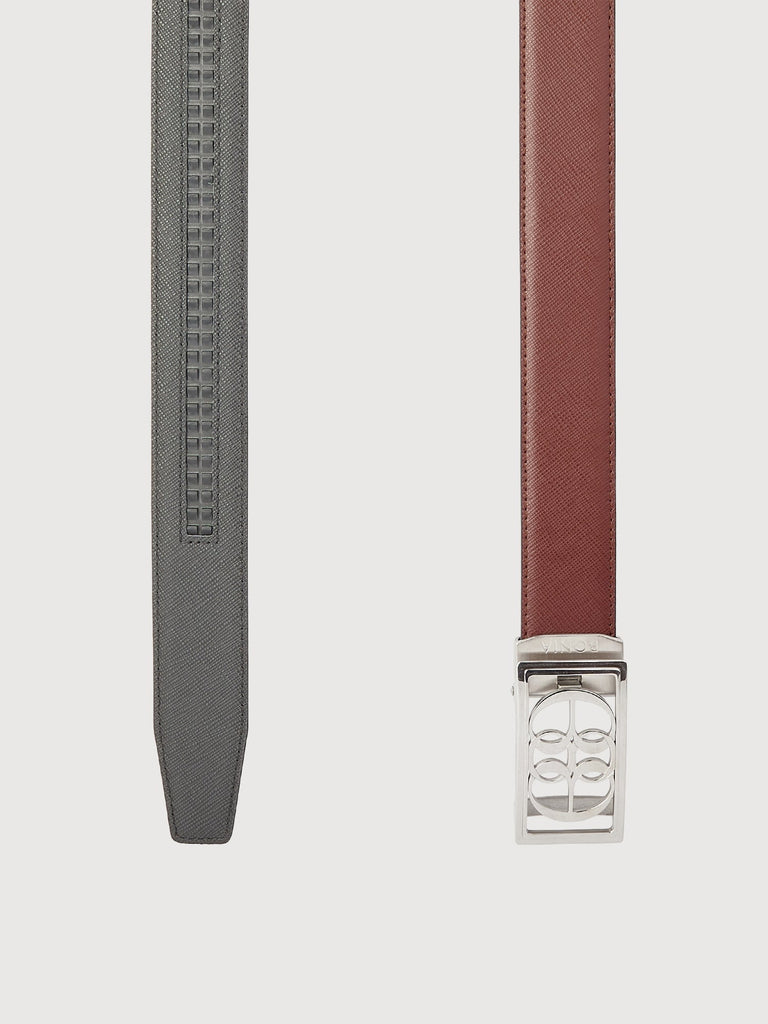 Beno Non-Reversible Leather Belt with Nickel Auto Lock Buckle - BONIA