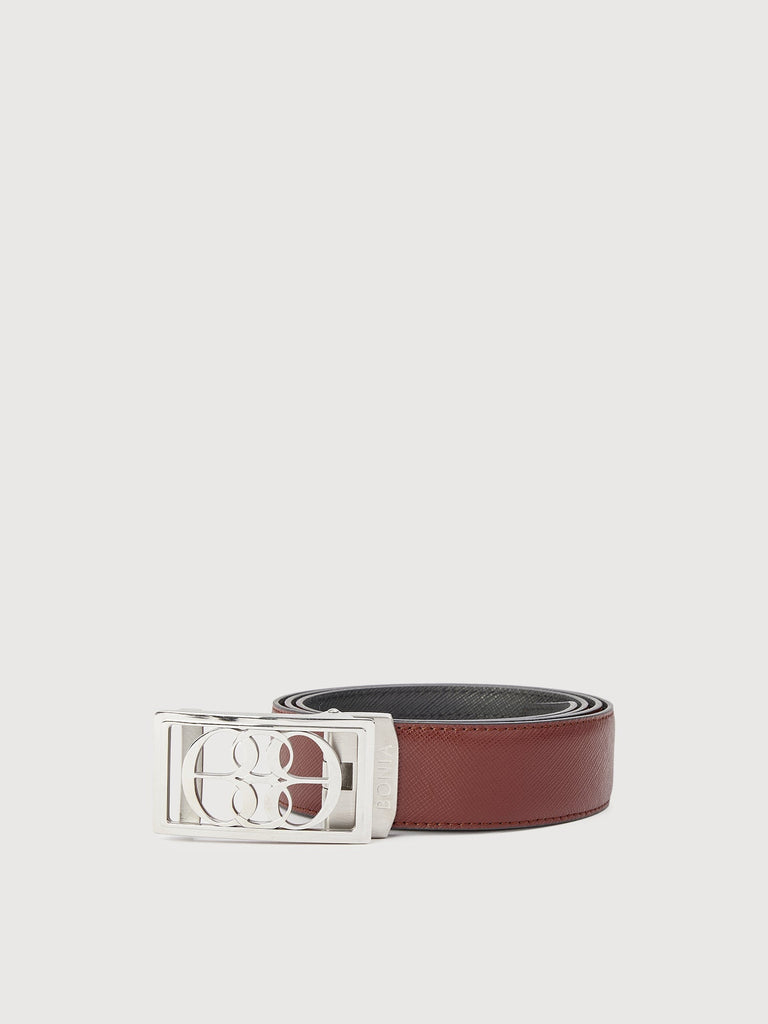 Beno Non-Reversible Leather Belt with Nickel Auto Lock Buckle - BONIA