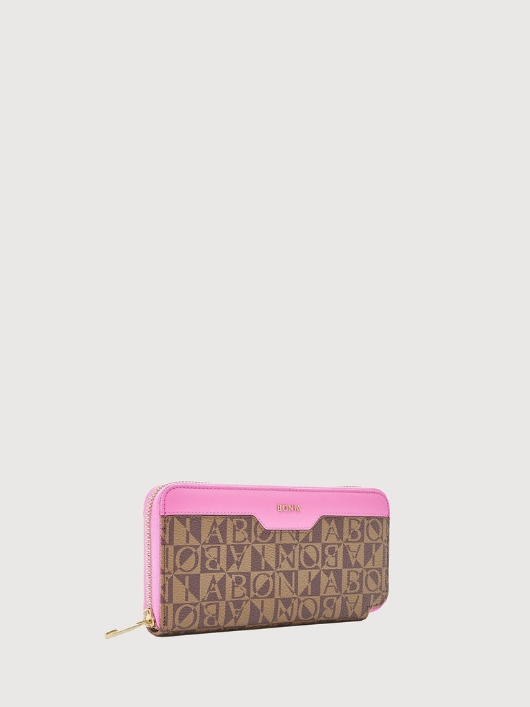 Ciccio Monogram Long Zipper Wallet - BONIA