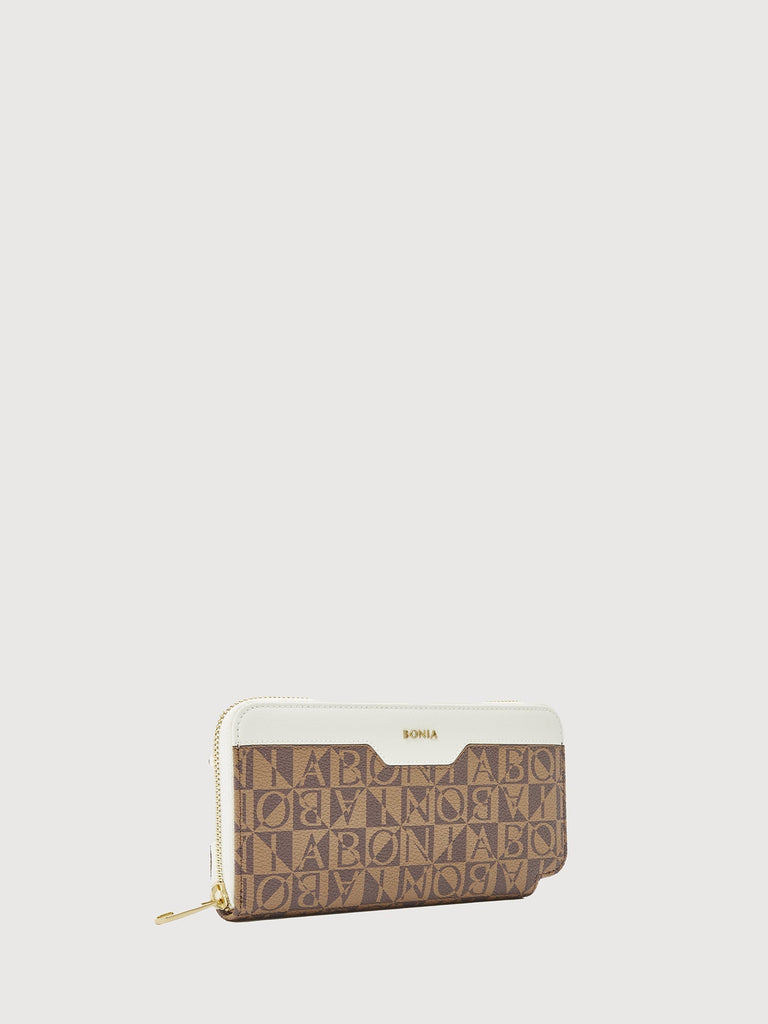 Ciccio Monogram Long Zipper Wallet - BONIA