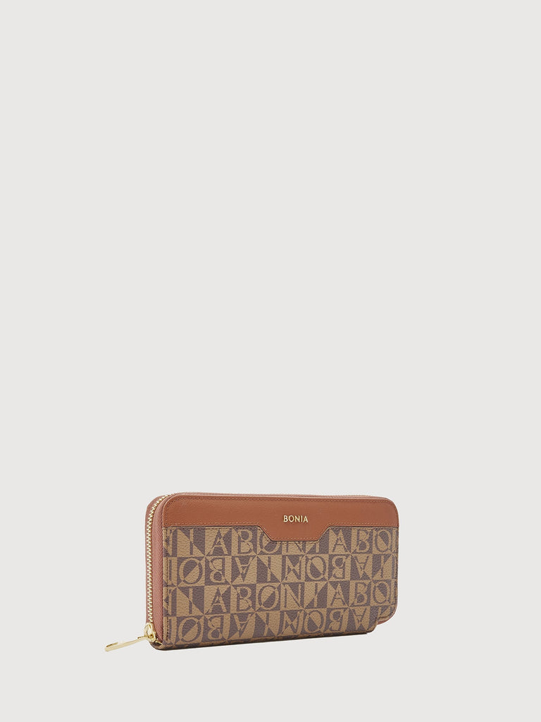 Ciccio Monogram Long Zipper Wallet - BONIA