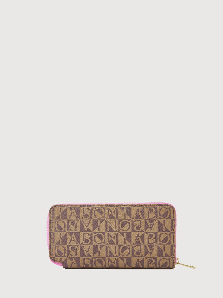 Ciccio Monogram Long Zipper Wallet - BONIA