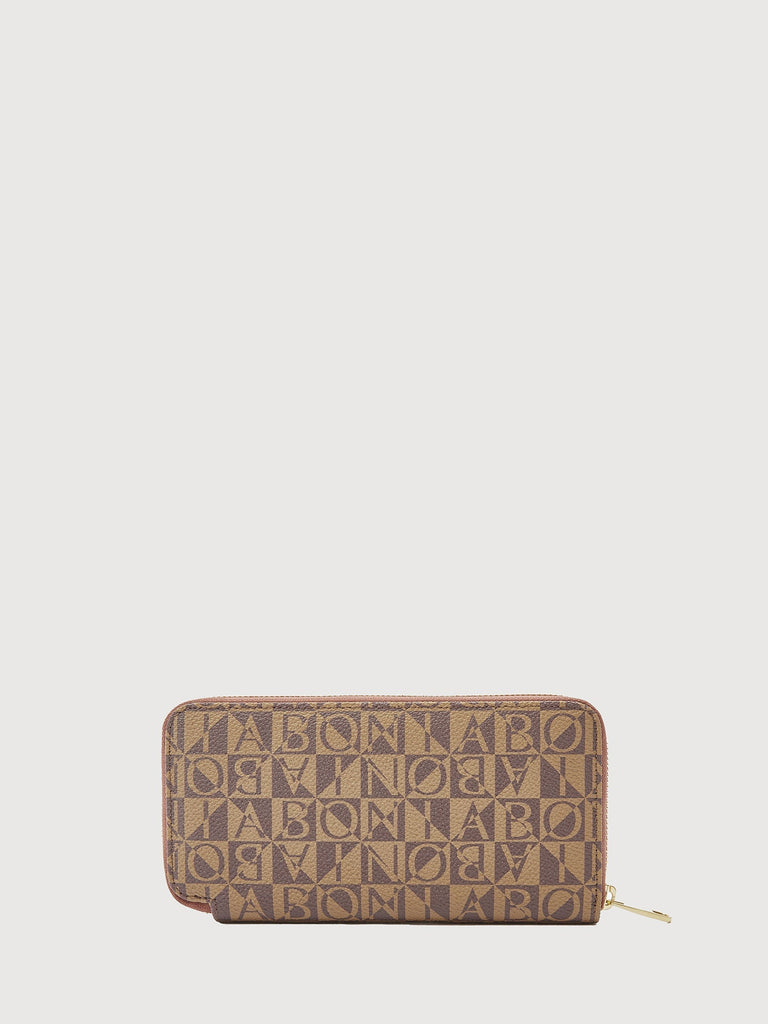 Ciccio Monogram Long Zipper Wallet - BONIA