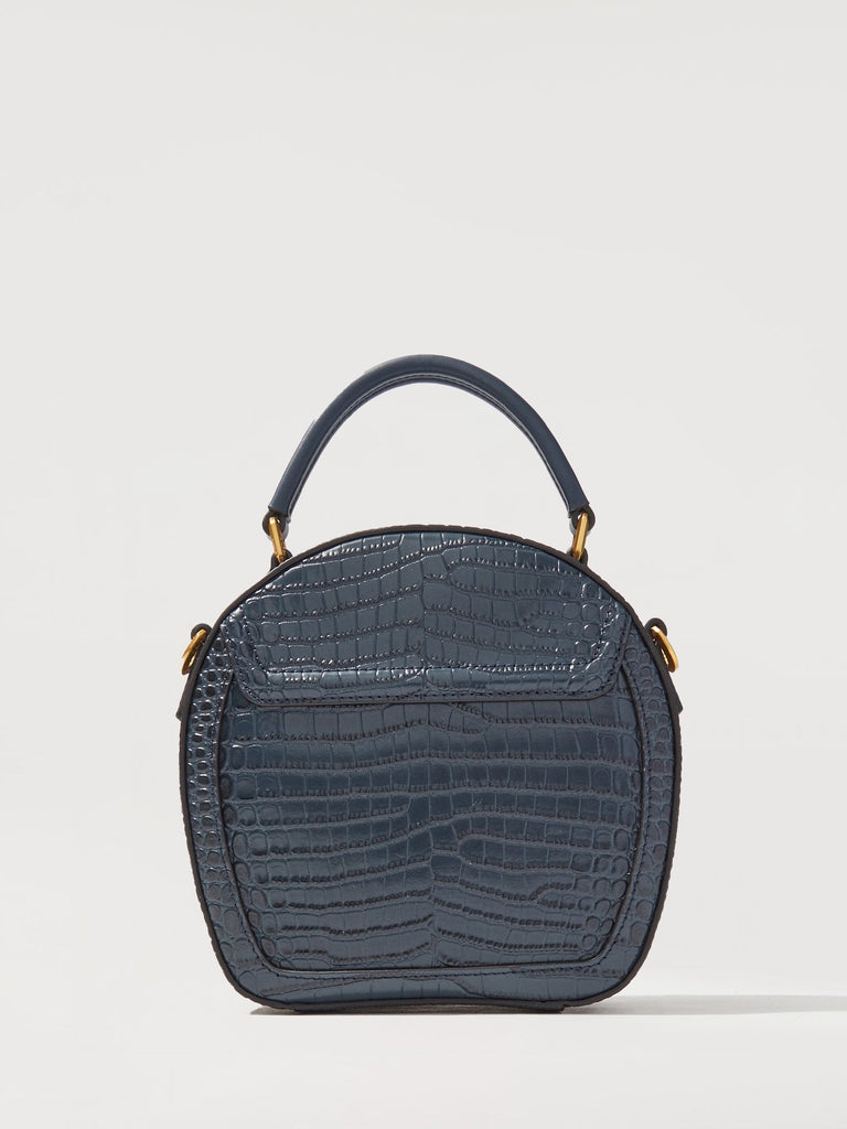 Croco Sonia Signature Satchel - BONIA