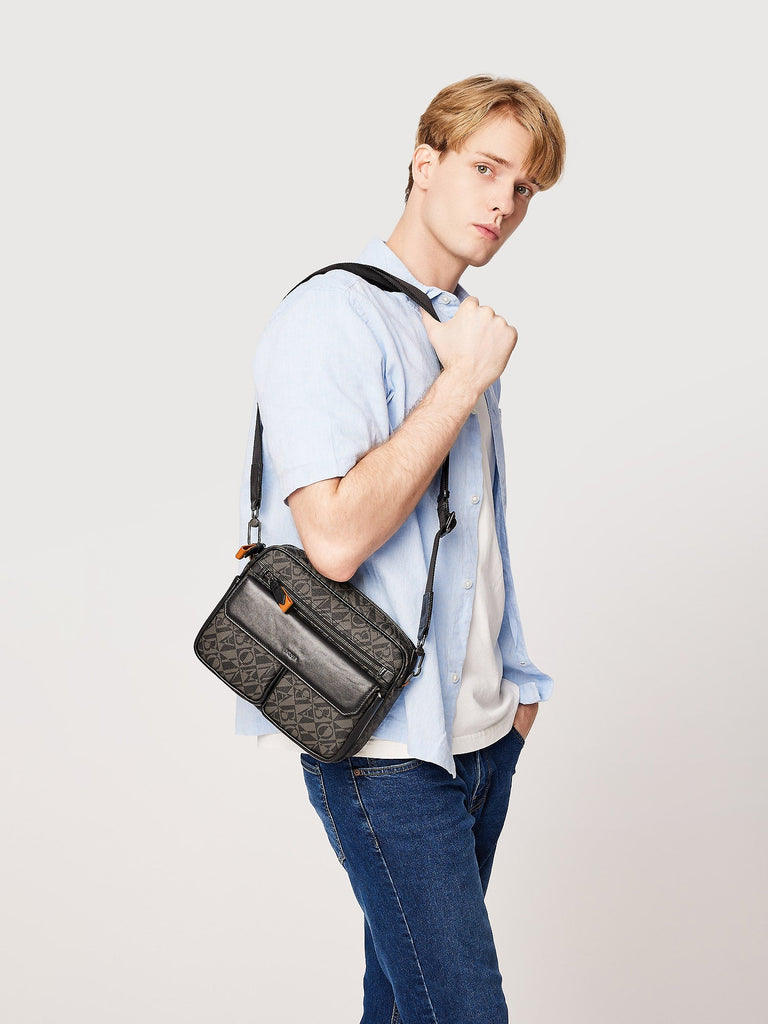 Dario Monogram Messenger Bag - BONIA