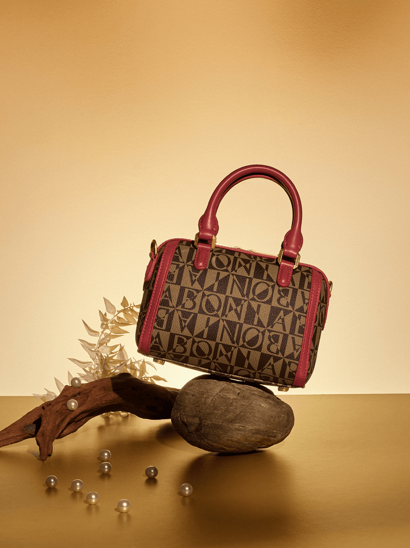 Eterna Monogram Small Satchel Bag