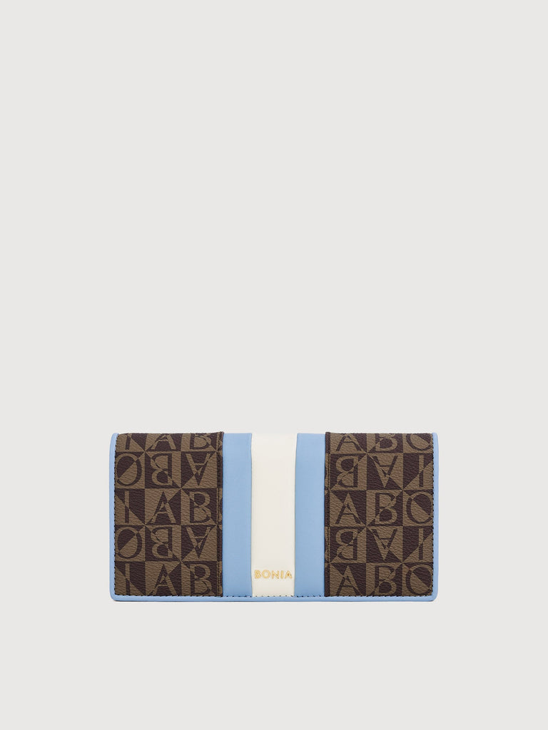 Eugenia Monogram 2 Fold Long Wallet - BONIA