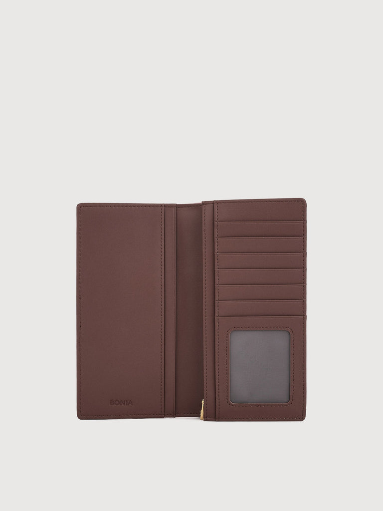 Eugenia Monogram 2 Fold Long Wallet - BONIA