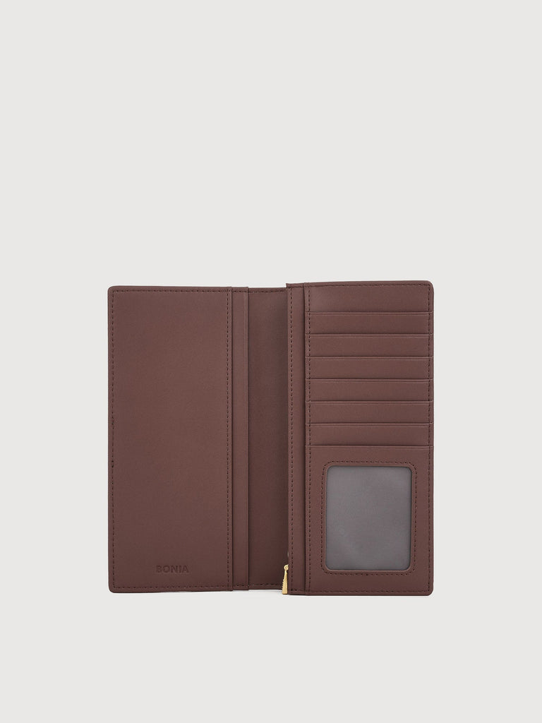 Eugenia Monogram 2 Fold Long Wallet - BONIA