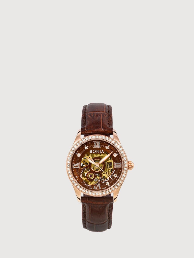 Fausta Leather Women's Watch - BONIA