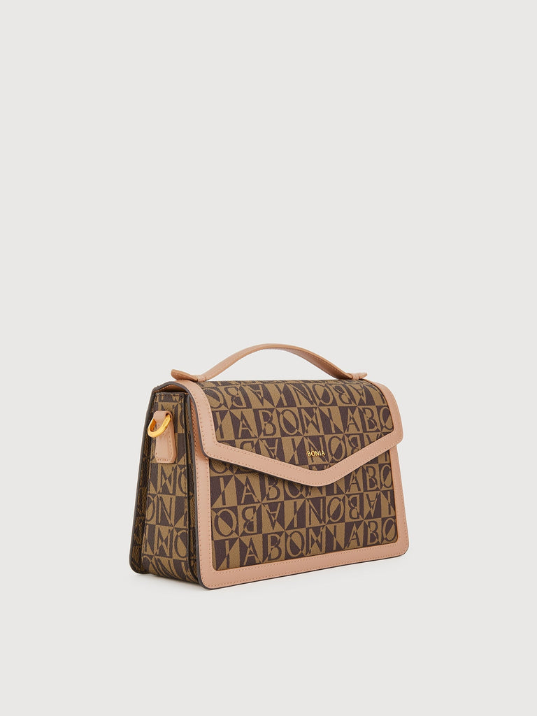 Irma Monogram Top Flap Crossbody Bag - BONIA