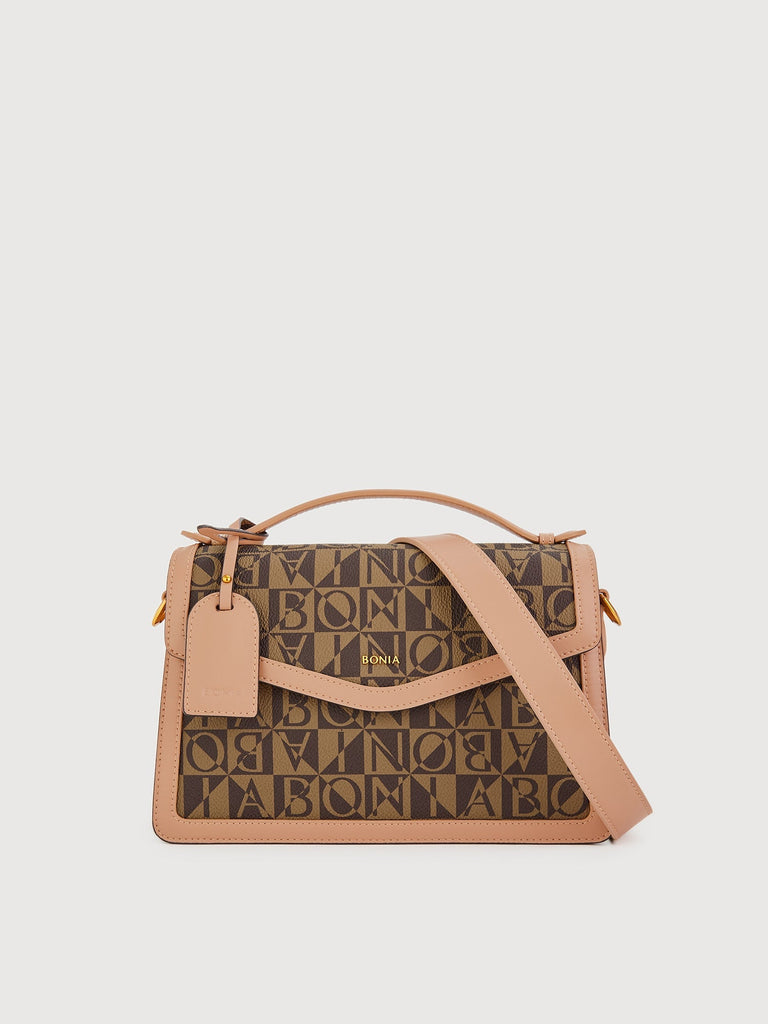 Irma Monogram Top Flap Crossbody Bag - BONIA