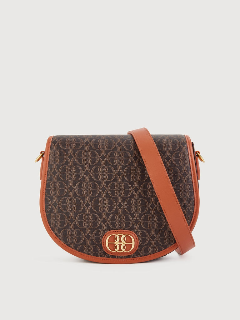 La Luna Monogram Crossbody Bag - BONIA