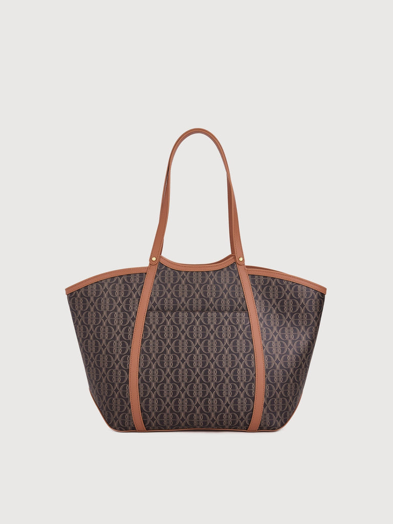 La Luna Monogram Oversized Tote Bag - BONIA