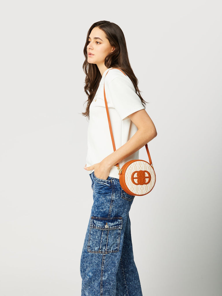 La Luna Monogram Small Sling Bag - BONIA