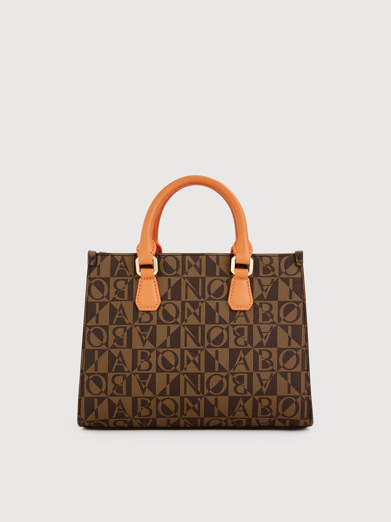 Lita Monogram Small Satchel Bag - BONIA