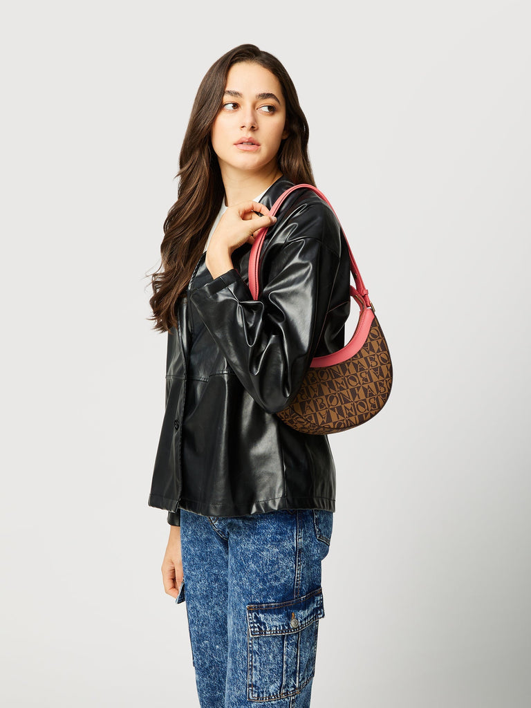 Lita Monogram Small Shoulder Bag - BONIA