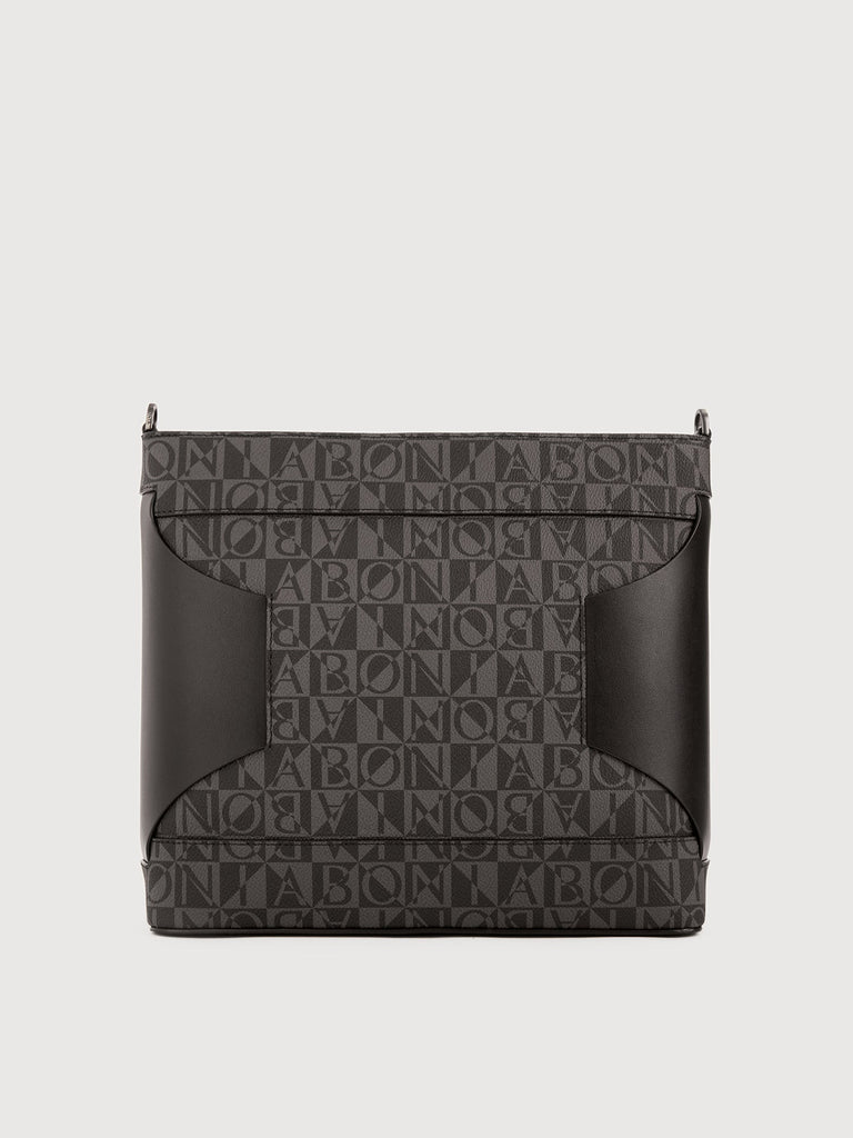 Mano Oversized Monogram Messenger Bag - BONIA