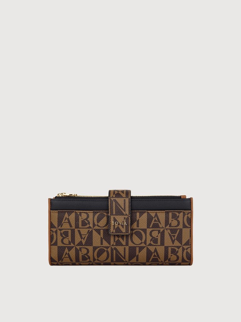 Milagros Monogram Trifold Long Wallet - BONIA