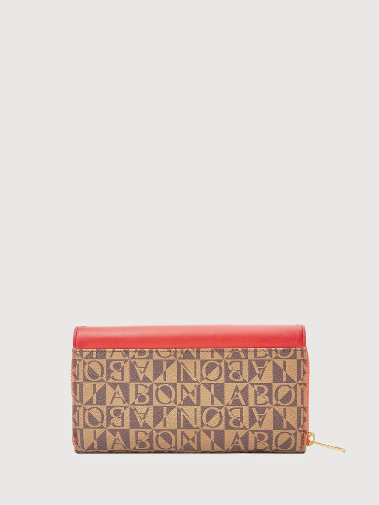 Milne Monogram 2 Fold Long Wallet - BONIA