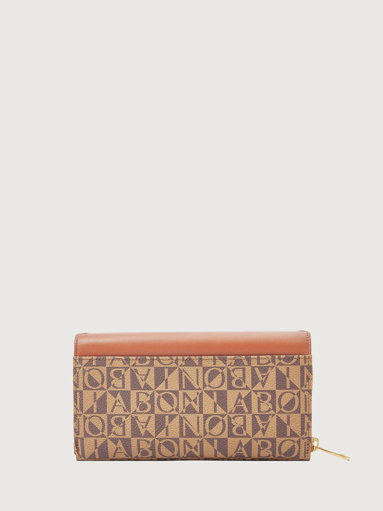 Milne Monogram 2 Fold Long Wallet - BONIA