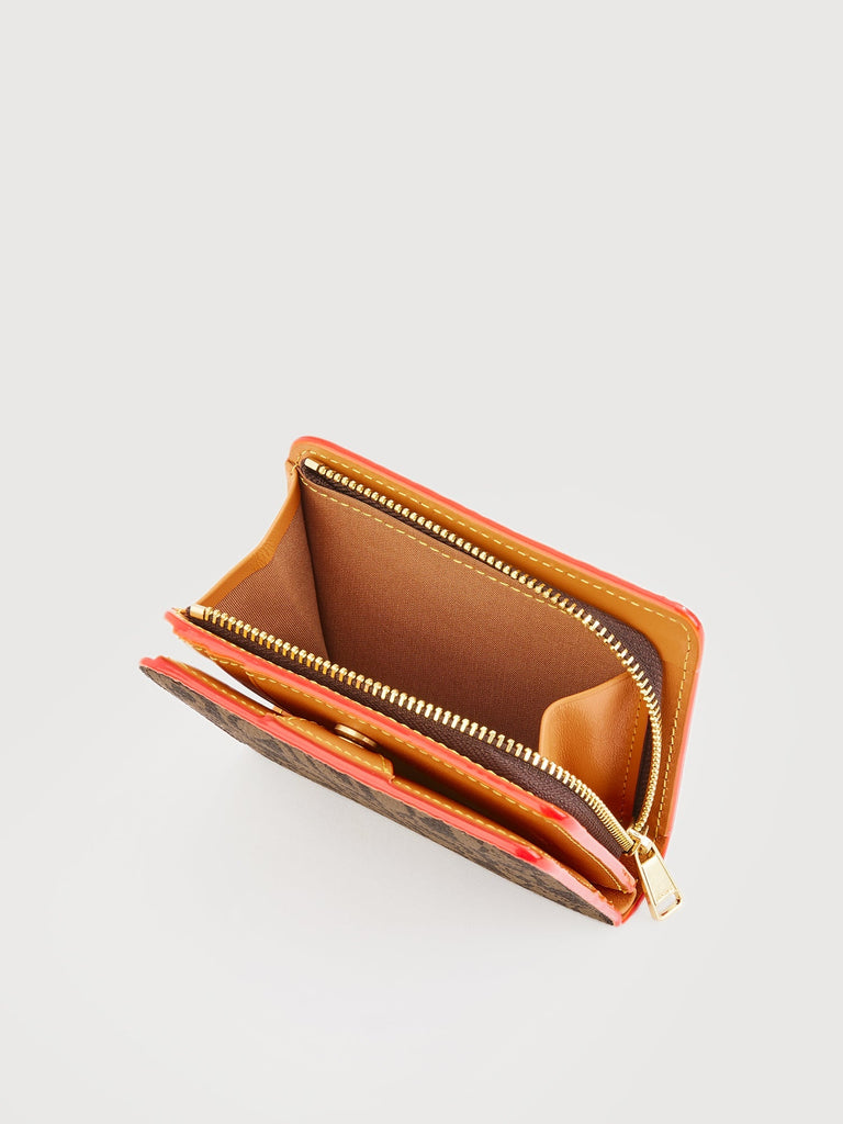 Monogram Bifold Short Wallet - BONIA