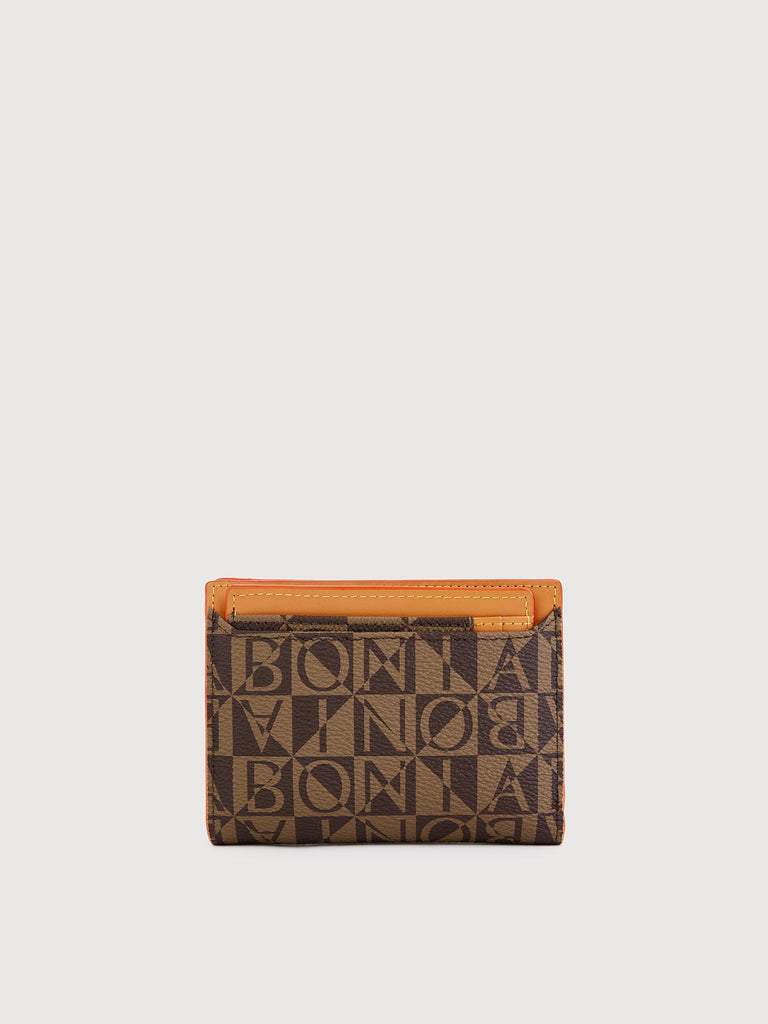 Monogram Bifold Wallet with Card Holder - BONIA