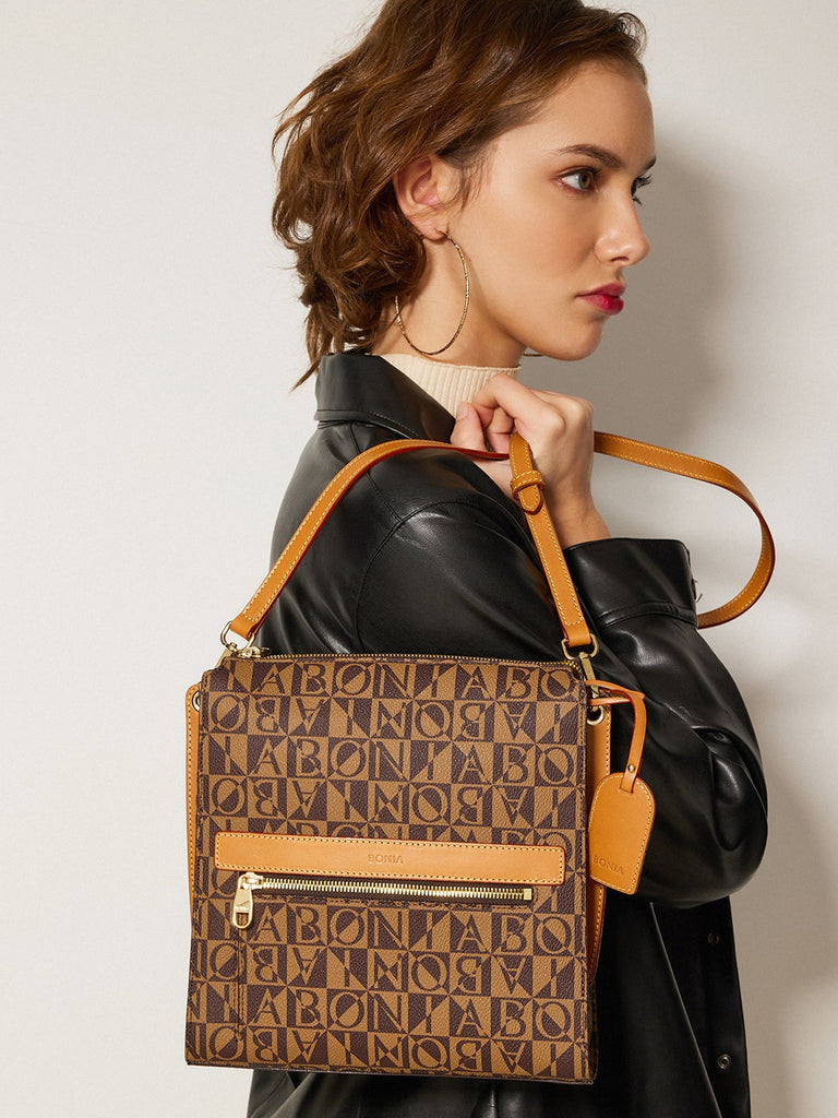 Monogram Crossbody Bag - BONIA