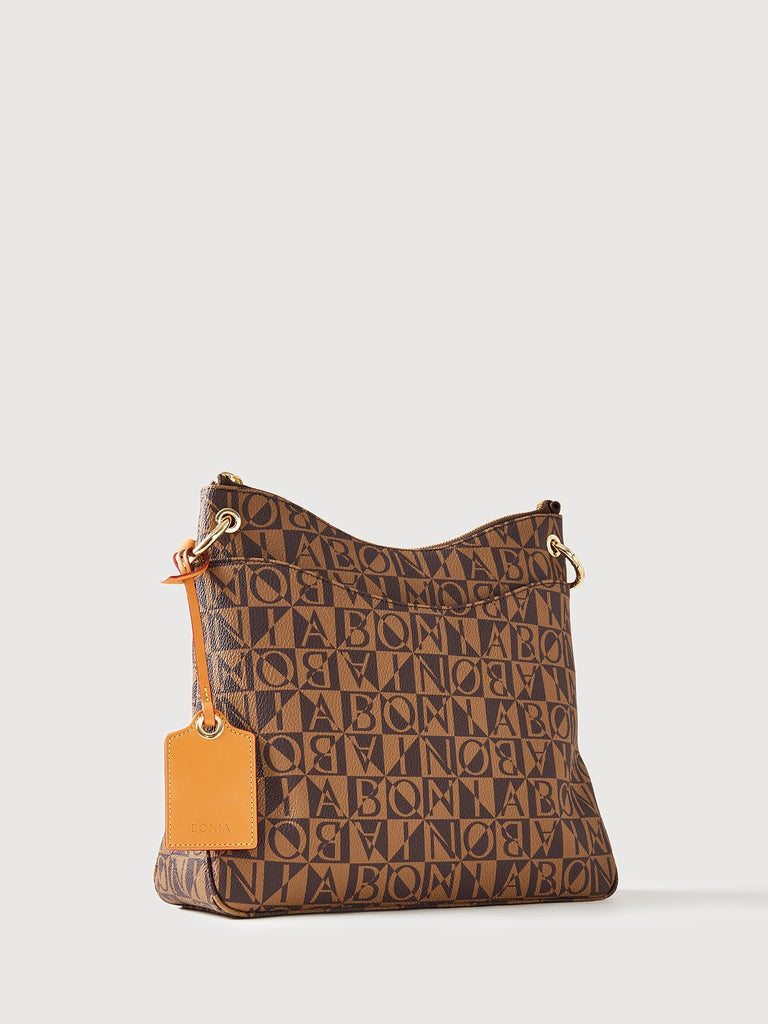 Monogram Crossbody Bag - BONIA