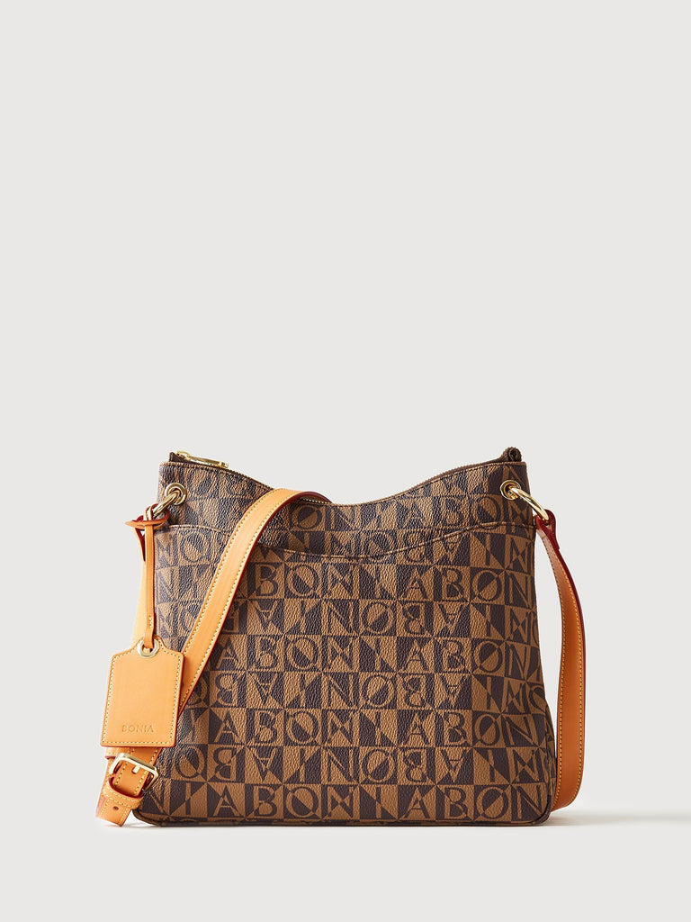 Monogram Crossbody Bag - BONIA