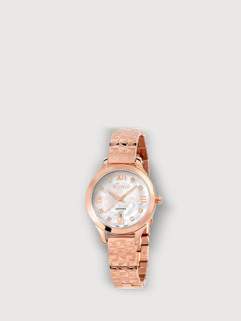 Monogram II Stainless Steel Women's Watch - BONIA