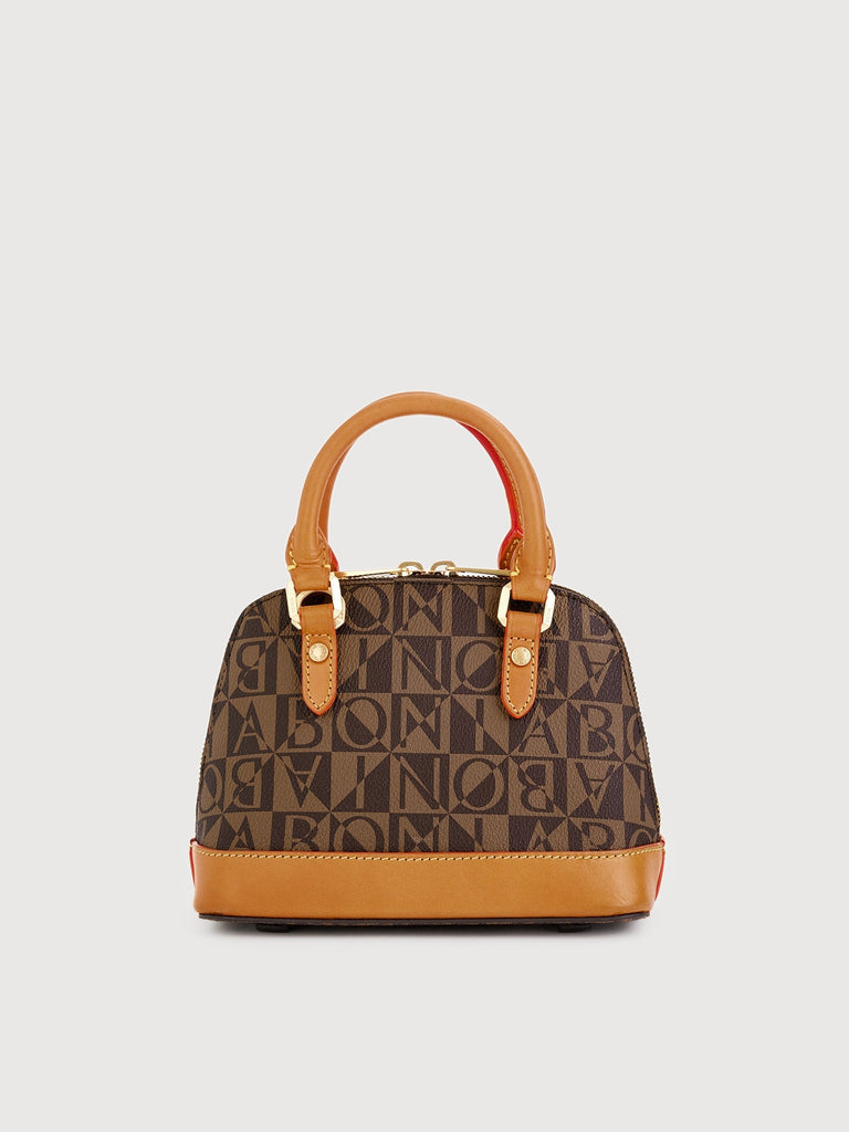 Monogram Mini Satchel Bag - BONIA