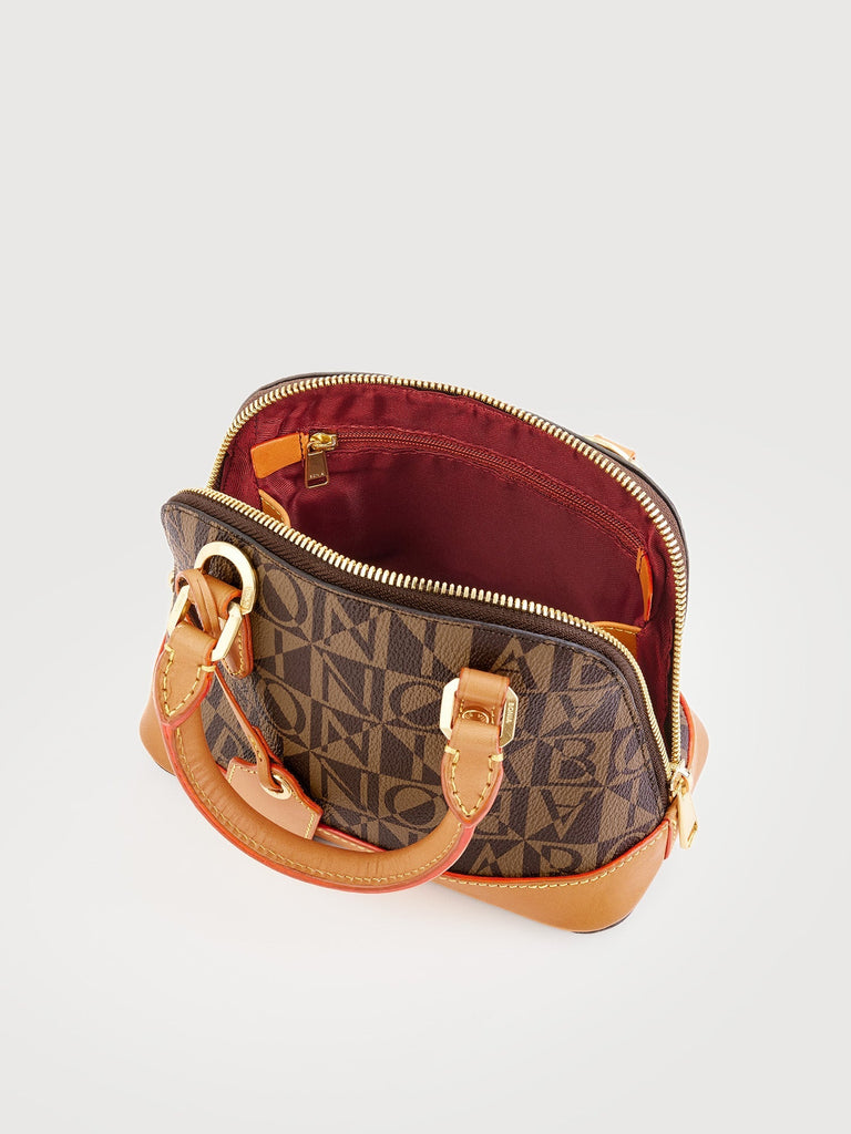 Monogram Mini Satchel Bag - BONIA