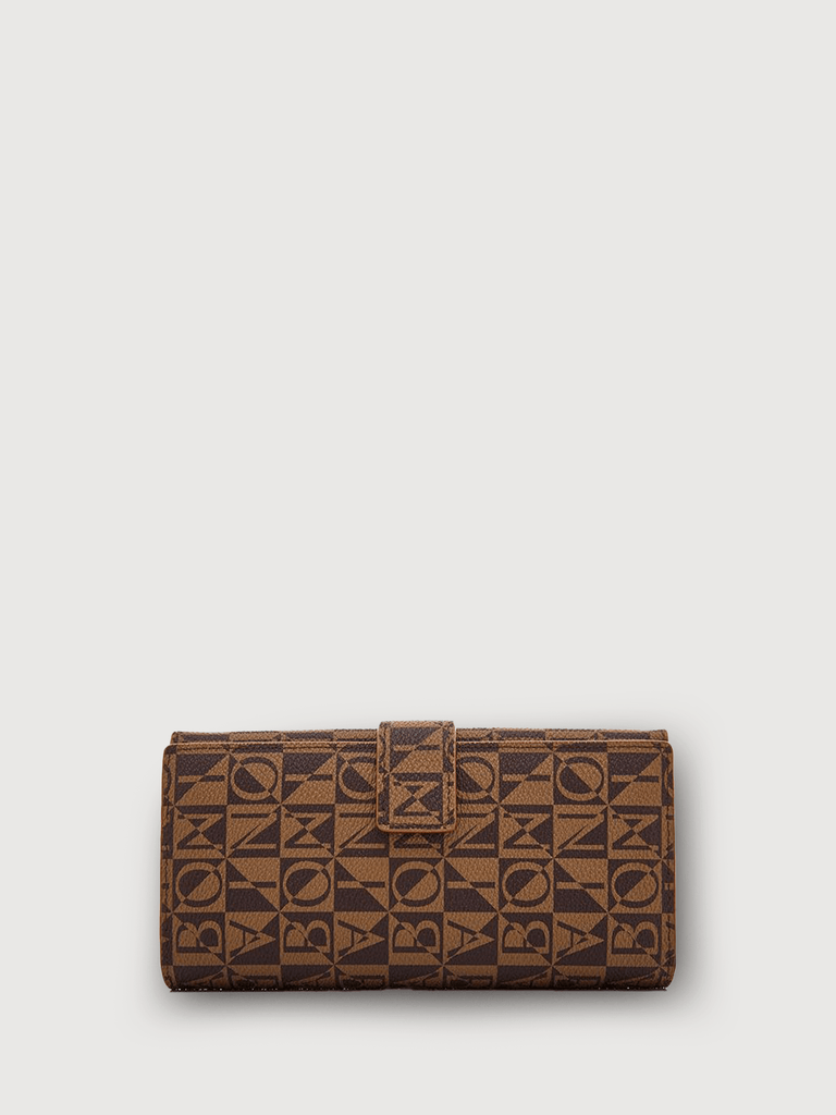 Monogram Modello Long 3 Fold Wallet - BONIA