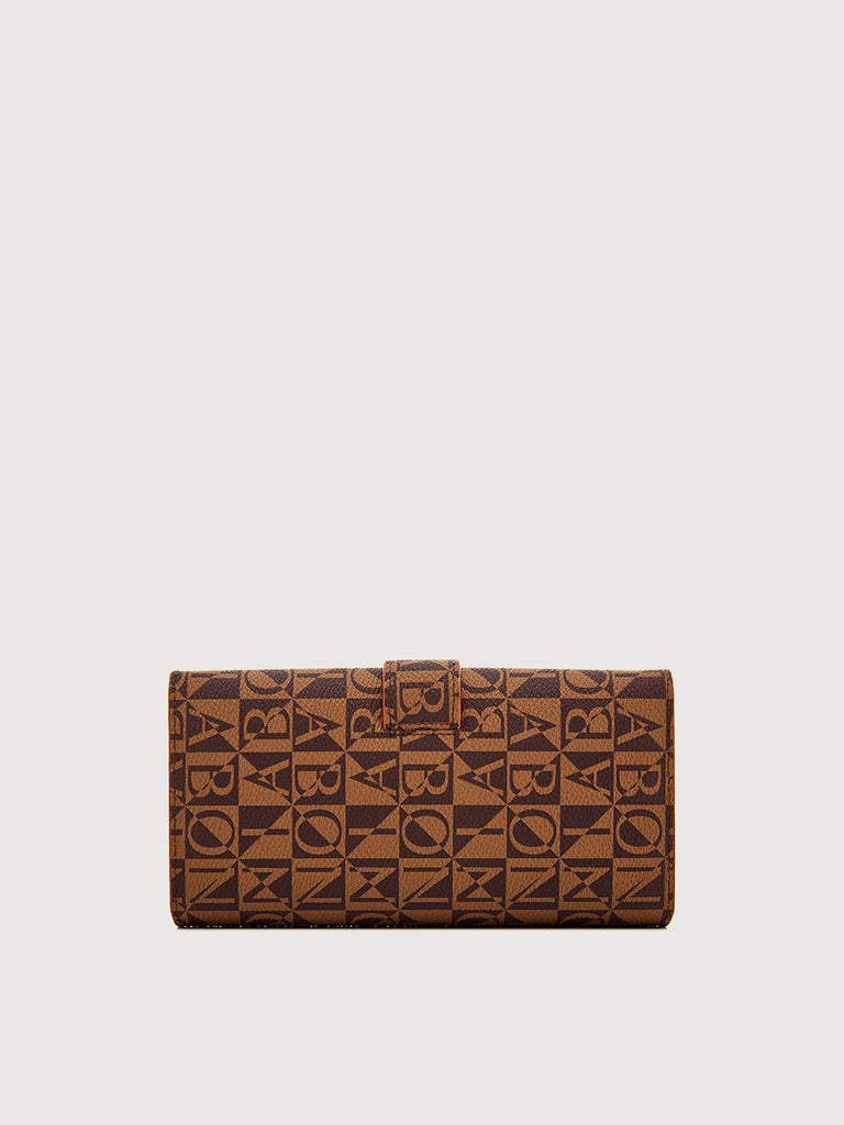 Monogram Modello Long 3 Fold Wallet - BONIA