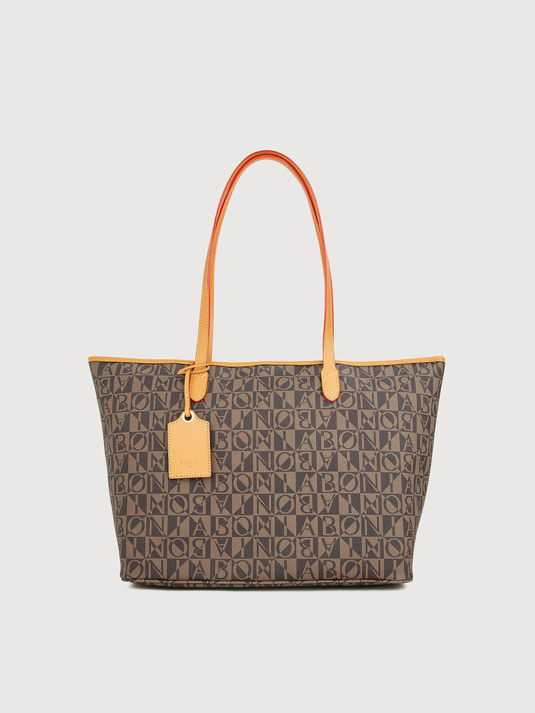 Monogram Oversized Tote Bag - BONIA