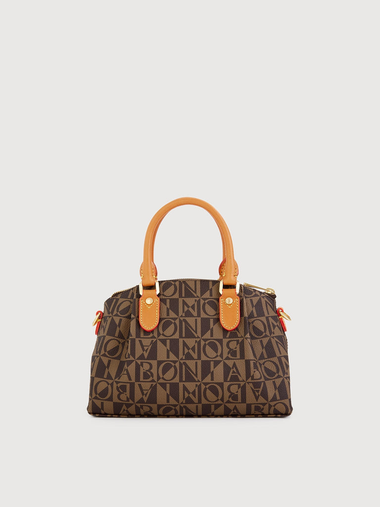 Monogram Small Satchel Bag - BONIA